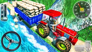 Heavy Tractor Trolley Simulator 2020 - Farming Cargo Offroad Driver 3D - Android GamePlay