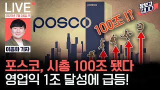 포스코 영업이익 1조 복귀 소식에 급등! 그룹주 시총 100조 돌파! 포스코홀딩스 시총 4위 | 삼성SDI, 스텔란티스와 두 번째 美 공장 짓는다! IRA 수혜 정조준｜장보고갑니다