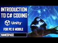 INTRO TO C# CODING IN UNITY ★ NAMESPACE DECLARATION ★ JIMMY VEGAS TUTORIAL