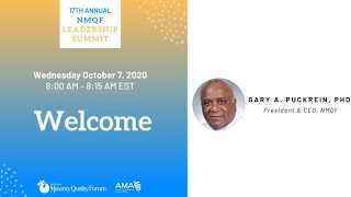 2020 NMQF Summit on Health Disparities and Health Braintrust: Day 3 Welcome \u0026 Remarks