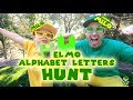 Elmo Alphabet Letters Hunt | Mega Milo