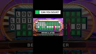 A Love-y Before and After Puzzle to Solve! | Wheel of Fortune