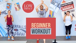 Standing, low impact beginner workout with Team Body Project