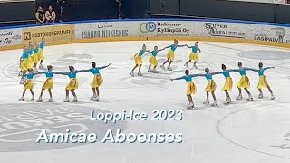 Amicae Aboenses - Loppi-Ice 2023 Synchronized skating