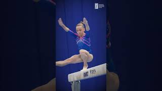 Alyona Glotova performed brilliantly on beam in the final! 🌟 FONBET Cup of Russia 🏆