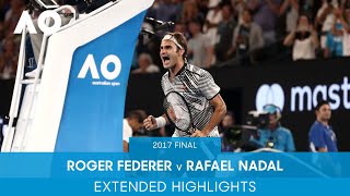 Roger Federer v Rafael Nadal Extended Highlights | Australian Open 2017 Final