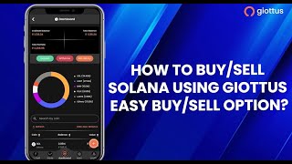 How to buy/sell (SOL) on Giottus using Easy Buy/Sell feature?