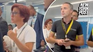 Delta passengers stranded on island after diversion warned not to start a ‘revolution'