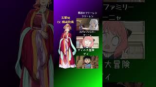 【薬屋のひとりごと】実は同じ声優だったキャラ11選 薬屋のひとりごとＶｅｒ． 勇気と悠木とユウキをかけて‪(  ･᷄ ᴗ･᷅ )ゝ