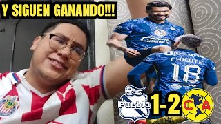 Y SIGUEN GANANDO!!! Reacción a Puebla (1) vs América (2) | Goool Gress