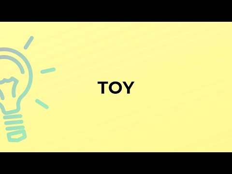 What is the noun of toy?