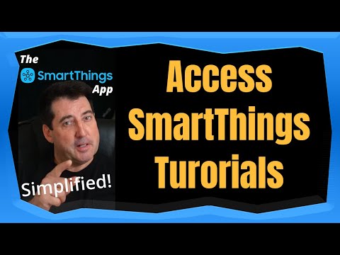 Access SmartThings tutorials