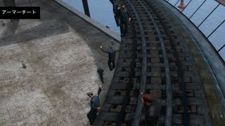 【GTA3リマスター】線路から落ちる警察たち