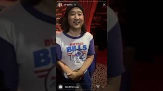 Bobby lee acting crazy and Chris D’Elia laughing at him