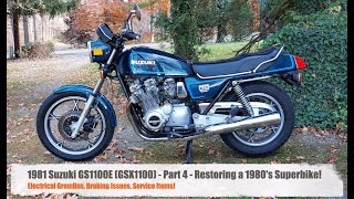 1981 Suzuki GS1100E (GSX1100) - Part 4 - Restoring a Classic 1980s Superbike!