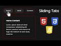 Tabs with Animated Indicator - HTML, CSS & JavaScript