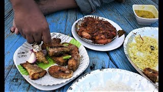 Eating seafood in satapada, odisha amazing boat ride