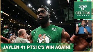 Jaylen Brown scores 41 points, Boston Celtics get third straight blowout win!