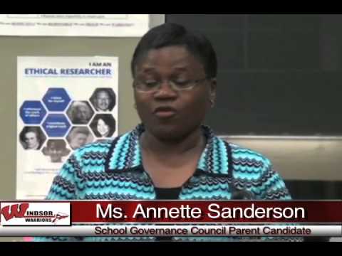 Windsor High School - School Governance Council Parent Candidates Windsor High School - School Governance Council Parent Candidates