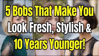 5 Best Bob Haircuts for Women Over 60 — Elegant, Fresh & Age-Defying Styles