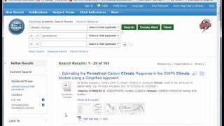 Finding the permalink in an Ebsco database