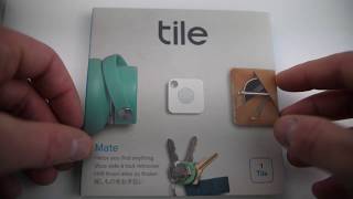 Tile Mate with Replaceable Battery Unboxing 2019