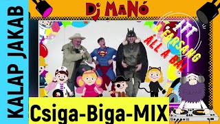 KALAP JAKAB feat DJ.MANÓ - FARSANGI CSIGA BIGA MIX (gyerekdalok egybefűzve, animáció, farsang)