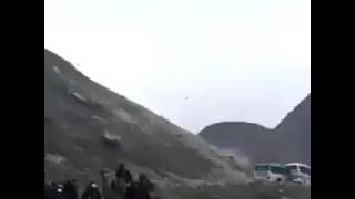 Footage of earthquake in Northern Area kpk dated 10/4/2016