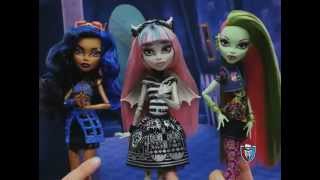 Monster High 2012 Robecca , Venus , Rochelle \u0026 Jackson Doll Commercial Comercial