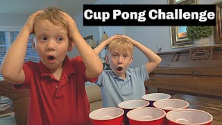 Cup Pong Challenge | Colin Amazing