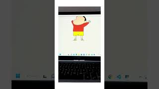 Make Shinchan Using Python Turtle #shorts #pythonprogramming