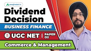 Dividend Decision Revision UGC NET | UGC NET Paper 2 Business Finance | UGC NET Paper 2 Commerce