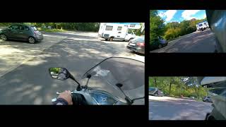 Actioncam GoXtreme Vision Duo und Vision+  Test am Motorrad