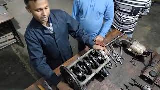 একটি ইঞ্জিন সম্পূর্ণ সংযোজন করা দেখুন। Assembly of a full Engine #automotive