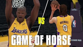 Can Shaquille O'Neal beat A 0 Overall In A Game Of HORSE? NBA 2K18 Challenge!