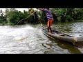 catch prawn with cast net കൊതുംപ് വള്ളത്തില്‍ കൊഞ്ച് വീശിപ്പിടിക്കുന്നത് കണ്ടിട്ടുണ്ടോ