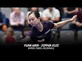 Yuan Wan - Sophia Klee | 4K Courtcam | Damen-Halbfinale | TT-Finals 2024 Erfurt