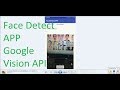 Android Face Detection APP using google vision API in Android Studio