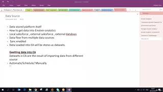 6 Data sources Getting Data into Einstein Analytics