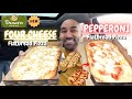 New Panera 🍕Pepperoni Flatbread Pizza & Four Cheese Flatbread Pizza Review 🍕