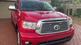 11 TOYOTA TUNDRA LIMITED CREWMAX 4X4 5.7 NAVIGATION BLUETOOTH XM BACK-UP CAMERA SUNROOF EXCELLENT!!!