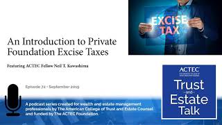An Introduction to Private Foundation Excise Taxes