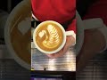 latte art cigno 1 拉花 单叶天鹅）