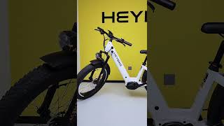 The brand new white ALPHA is here for you! #heybike #heybikealpha #ebike #ebikelove #electricbike