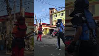 ARNIS ESKRIMA  Rapid padded stick onin froylan rago (RED) Vs. Matthew Mariscal (Blue)