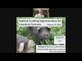 Federal Funding Opportunities for Livestock Farmers