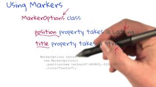 Using MarkerOptions