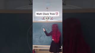 Tiktok Math Magic Clock Trick
