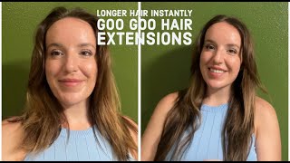 Amazing Hair Extension Transformation | Goo Goo 100% Human Hair Extensions | Comfortable Clip Ins