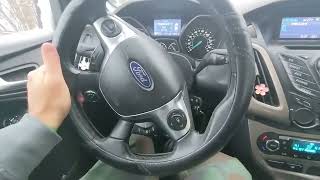 Ford Focus steering wheel frozen? Simple fix!